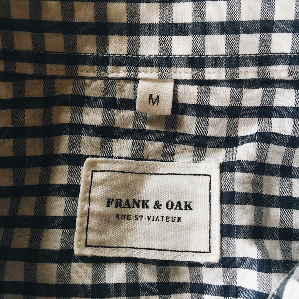 Blue Check Button Down - Picture 3 of 3